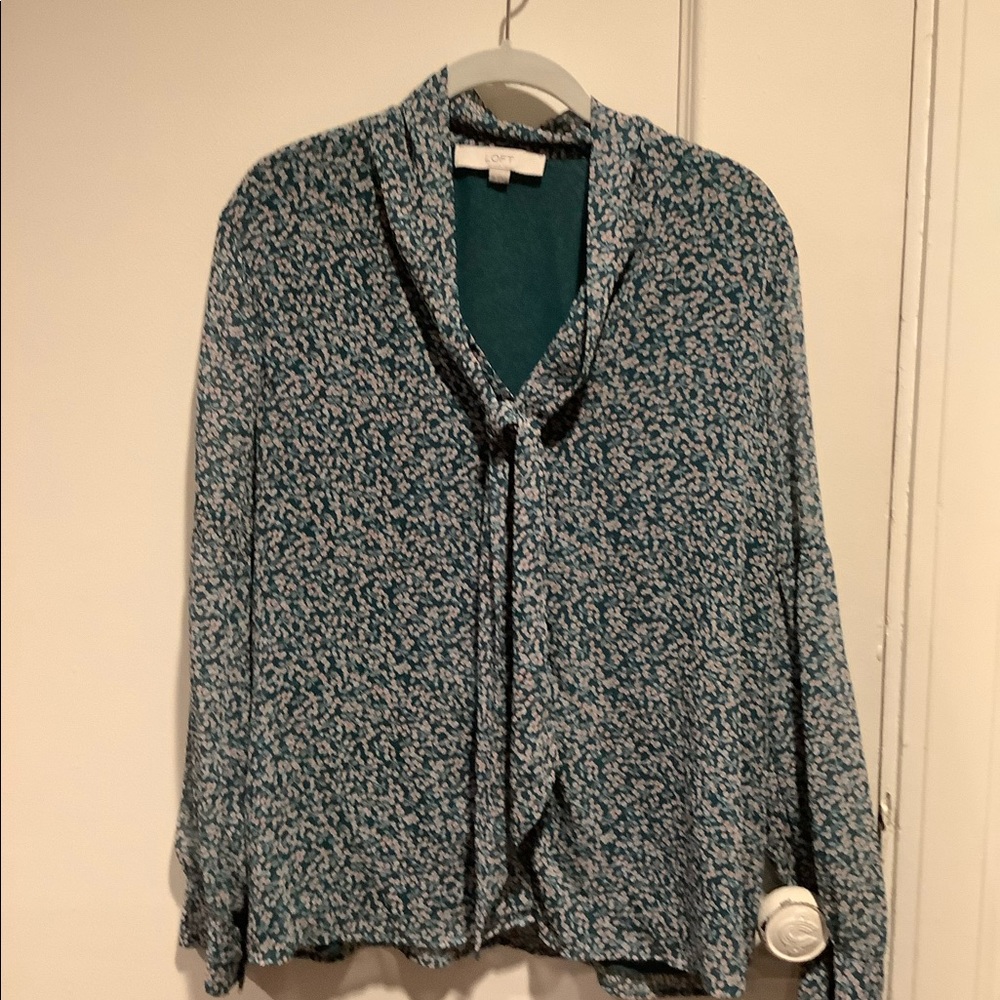 Tie front blouse